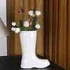Creative Ceramic Vase Boots Shoe Flower Arrangement Hydroponics Accessories Flower Vase Porcelain Ornaments Home Decoration