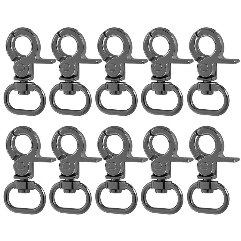 10PCS Small Clamp Buckle Zinc Alloy Material Electroplated Alloy Buckle DIY KeyChain Bag Part Accessories