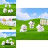 Creative Cartoon Style Resin Brave Little Cow Blind Box Car Decoration Miniature Figurine