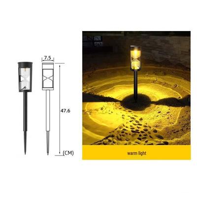 Solar Powered Outdoor Waterproof Hourglass Garden Light