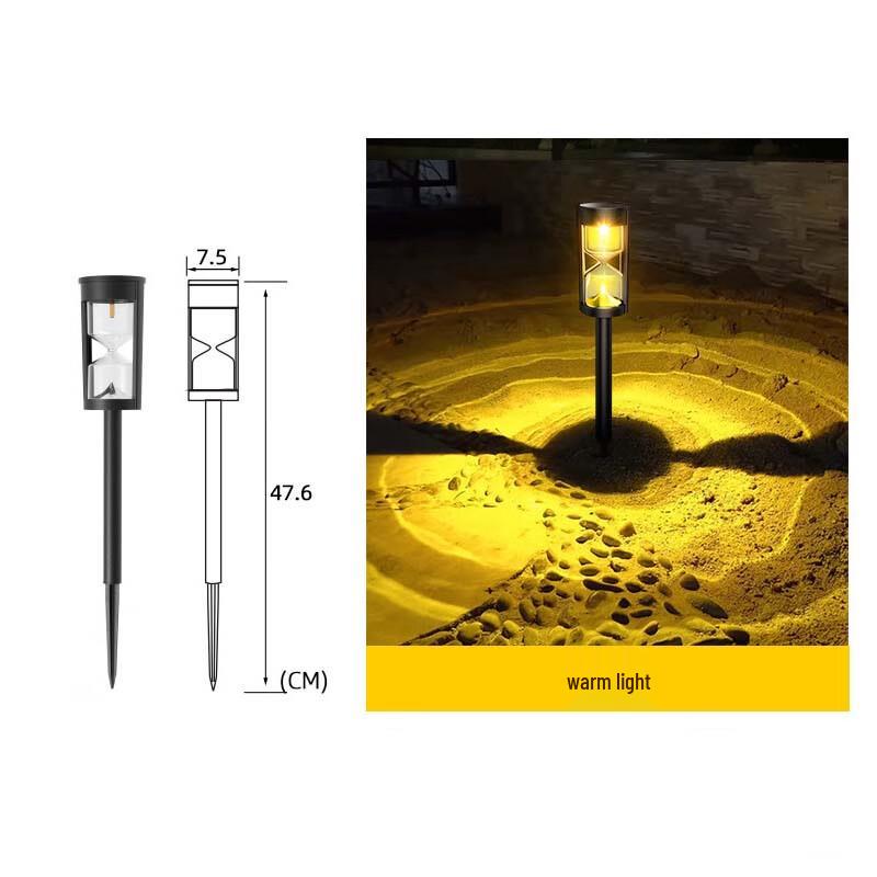 

Solar Powered Outdoor Waterproof Hourglass Garden Light