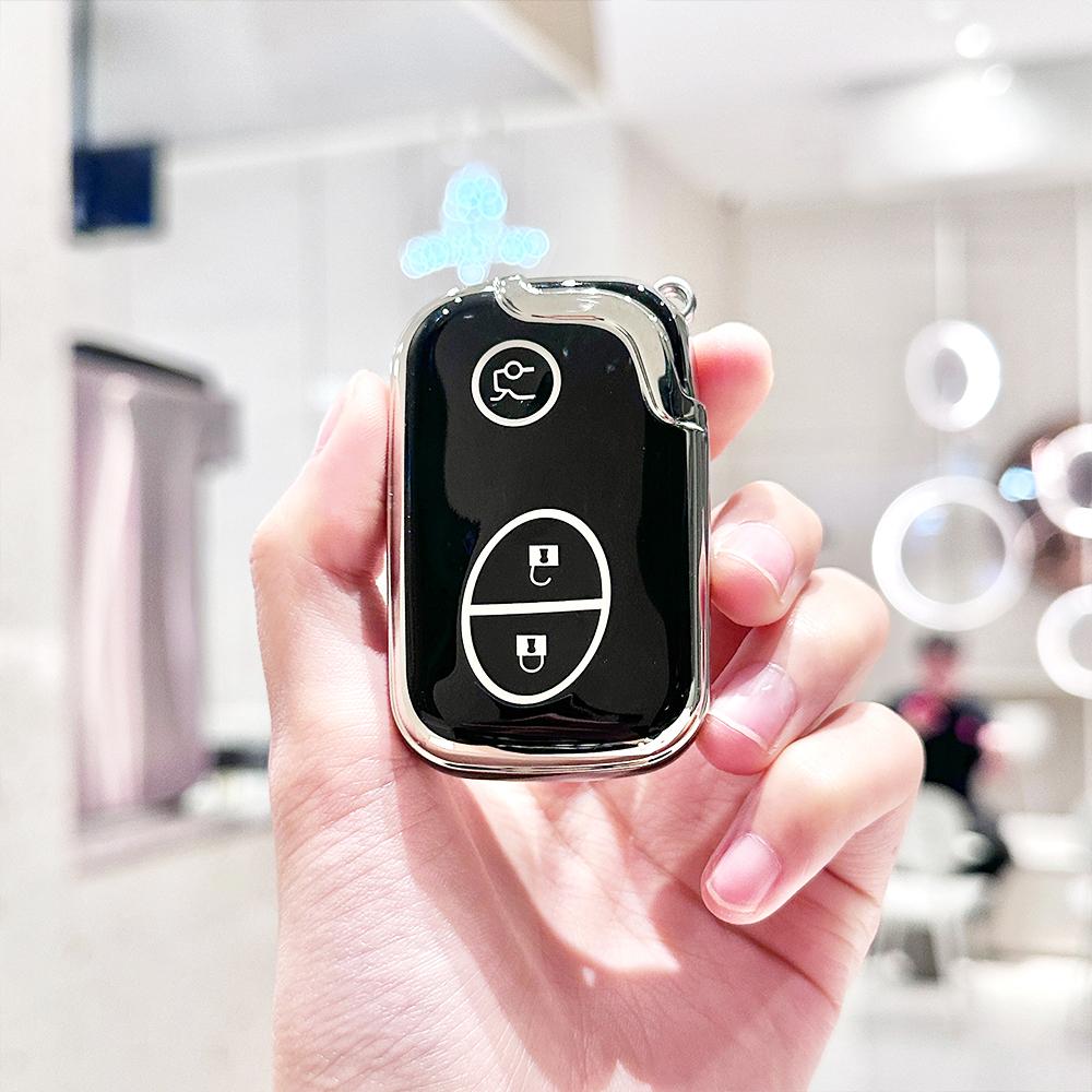 3 Buttons Auto Key Shell Keyless Protector for Lexus LX570 IS350 RX350 IS250 GS430 ES350 GS350 TPU Car Key Case Cover Fob