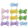 10Pcs Lightweight Pet Bow Clip Organza Bow Pet Head Flower Pet Bow Hairpin  Daily Pet Wear
