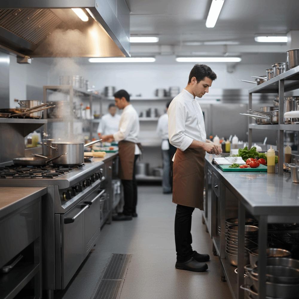 Tie Back Restaurant Apron Multi-function Kitchen Apron New Half Apron  Restaurant Use