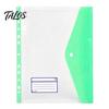 Home Budget Document Protectors 11-Hole Expanding File Pocket, Assorted Colors Large Capacity Bags for Manuals Holders, Waterproof Binder Envelope, A4