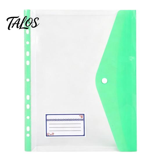 Home Budget Document Protectors 11-Hole Expanding File Pocket, Assorted Colors Large Capacity Bags for Manuals Holders, Waterproof Binder Envelope, A4