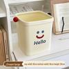 OIMG Small Household Waste Bin with Handle