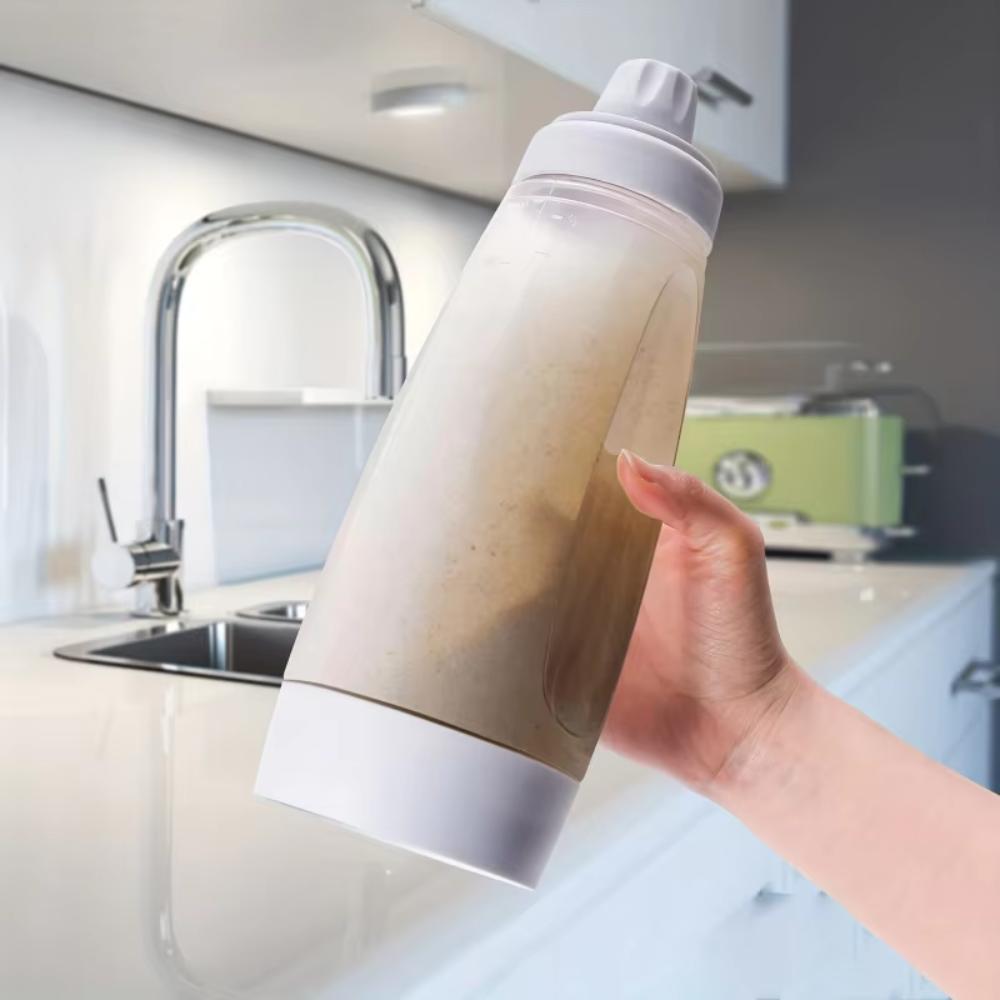 DIY Waffles Dispenser Plastic Pancake Batter Bottle Easy To Use Batter Mixing Bottle Restaurant