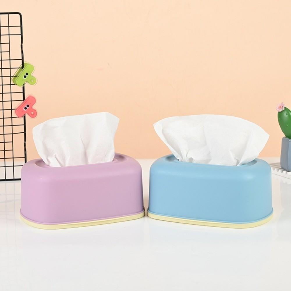 Frosted Paper Towel Box Plastic Tissue Case Simplicity Design Napkin Holder Home Use