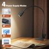 Clip-On USB Clamp Book Light Zoomable Aquarium Lamp Portable Fish Tank Clip Lamp  Book Reading