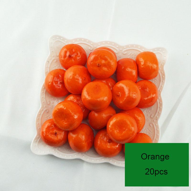 20pcs/Lot Simulation Mini Mini Fruit Model Home Furnishing Holiday Party Photo Props DIY Handmade Decoration Apple Strawberry