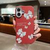 Plain Color Bowknot Patterned Phone Case for iPhone 16 Pro 15 14 Plus 13 12 Pro Max 11 Shockproof Leather Texture Soft Tpu Slim Matte Case Cover