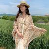 Tassels Cardigan Cape Paisley National Style Cloak Fashion Sunscreen Scarf Shawl  Holiday