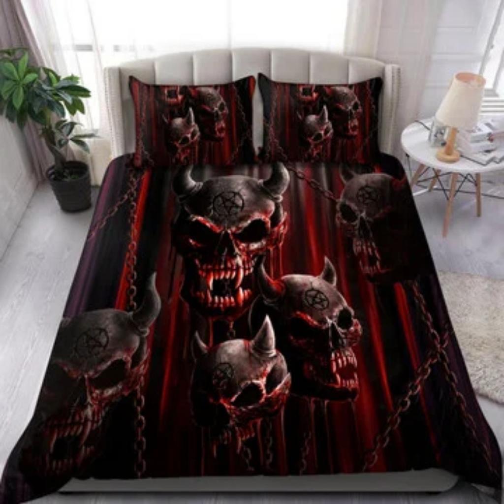 Duvet Cover Set  Home Textiles Tmarc Tee Viking Dragon Tree of Life Bedding Set