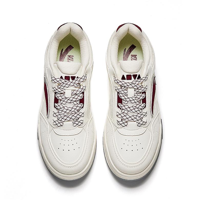 Anta Cyber Slip Resistant, Abrasion Resistant, Lightweight, Breathable, Height Increasing Low top Skateboard Shoes Sneakers 922538012-3