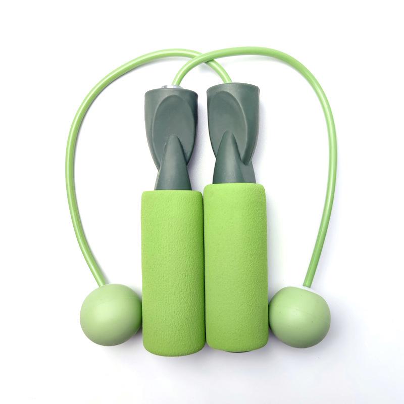 Weighted Cordless Jump Rope with Double Bearings for Indoor Training