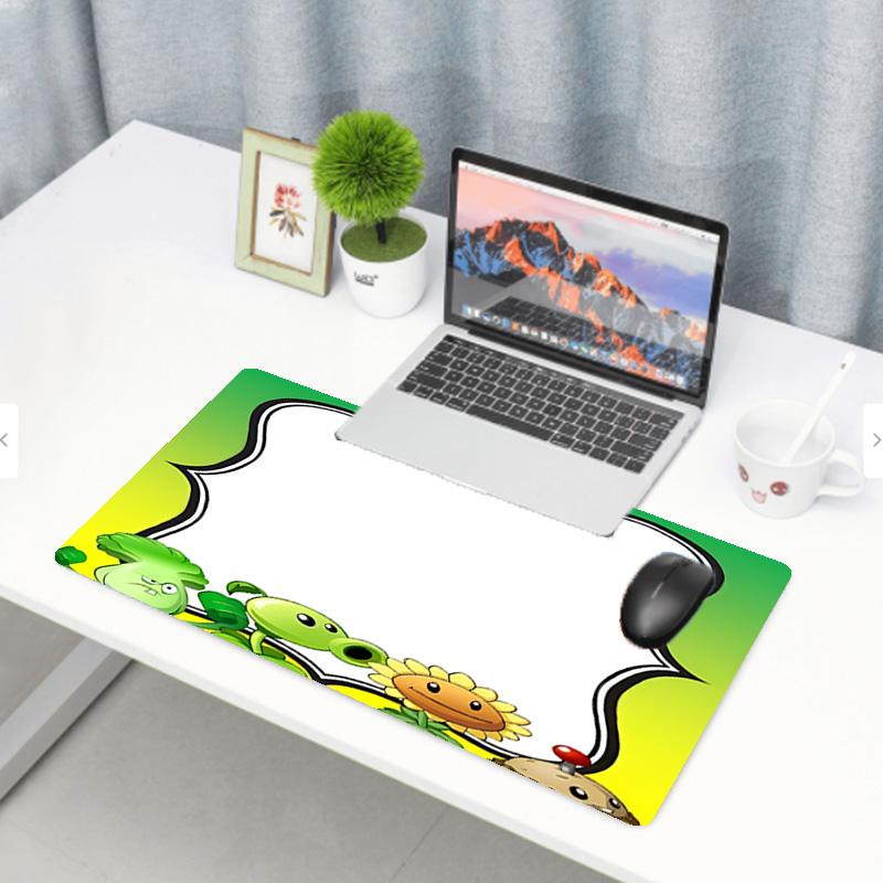 Pflanzen vs. Zombies Print Mauspads, Anti-Rutsch Schreibtisch-Tastaturmatte, für PC Laptop Gaming Arbeiten Tägliche Nutzung, Coole Festival Überraschungsgeschenk