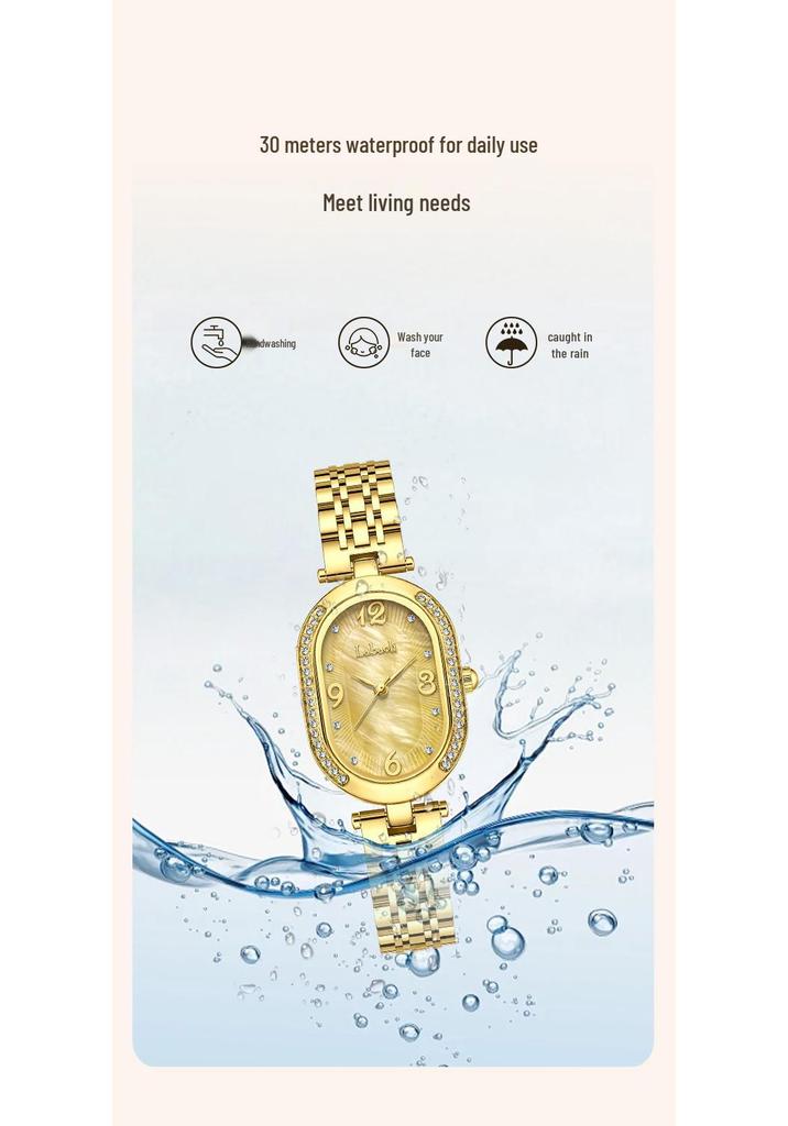 La Baoli Women's Waterproof Quartz Steel Wristwatch LA759
