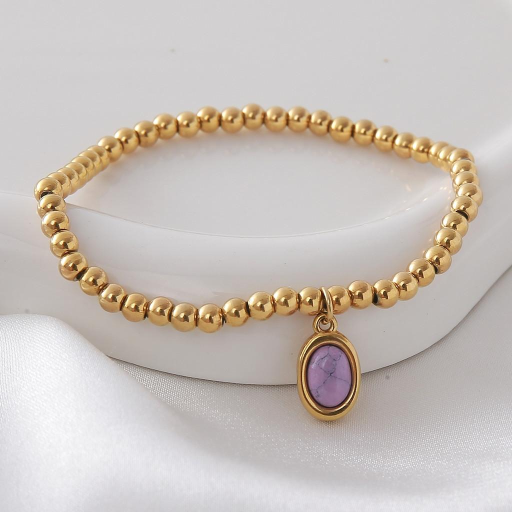 Included Stainless Steel Birthstone Pendant Personal Bracelet For Men And Women