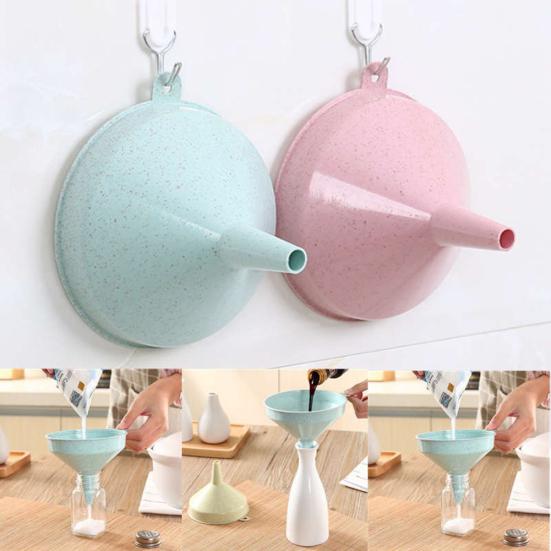 Practical Plastic Funnel Pour Transferring Liquid Oil Household Kitchen Tool