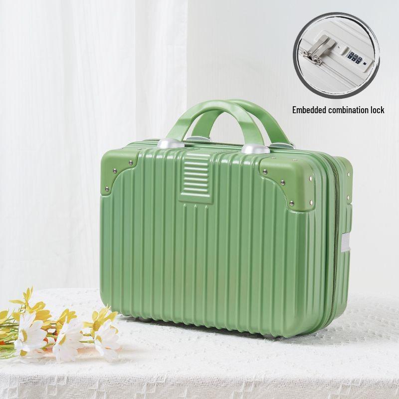 

16-inch Carry-On Suitcase & 14-inch Cosmetic Bag Gift Set - Portable for Women & Men with Password Lock 14-inch, No Lock, Double Corner Guard