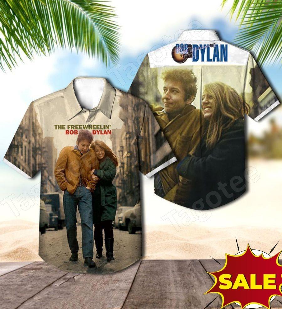 The Freewheelin’ Bob Dylan Album Cover Hawaiian Shirt CM844 S