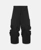 Nash Pintuck Wide Pants (Unisex) Black