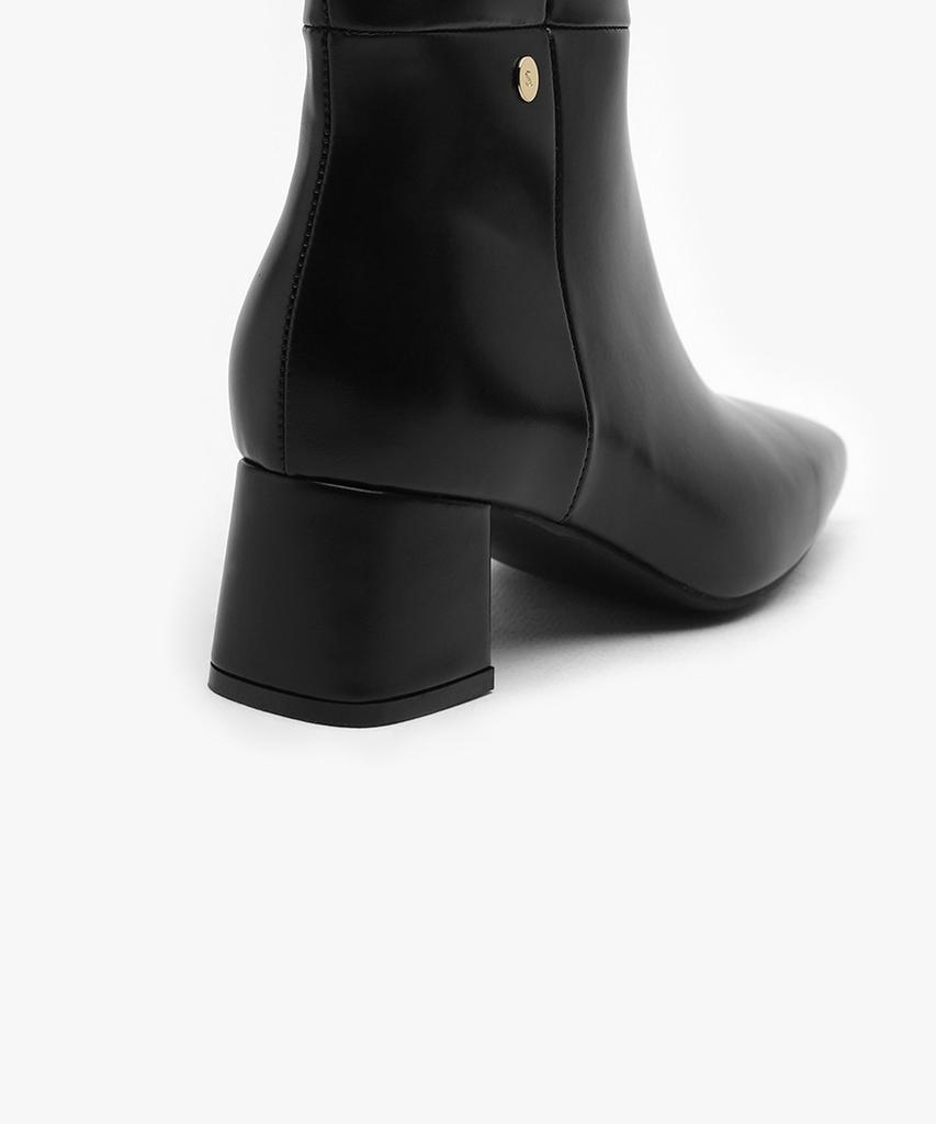 Sappun Elif Square Long Boots (5Cm)