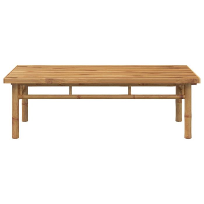 VidaXL Coffee Table 110x55x35 Cm Bamboo, Side Table, End Table, Accent Table, Living Room Table, Center Table, 366470
