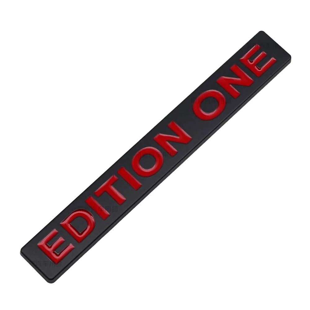 Metal Edition One Logo Car Body Emblem Rear Trunk Badge Sticker for Ford Fiesta Focus Mondeo Kuga Escape Aspire Everest Ecosport