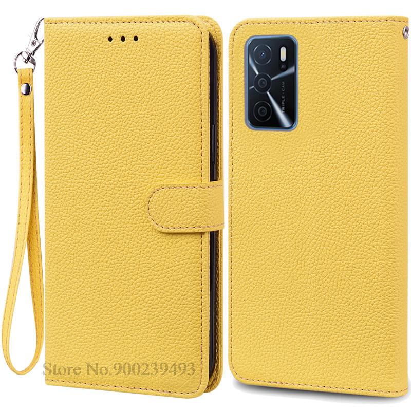 Pour OPPO A16 Étui Portefeuille à Rabat en Cuir Pour Oppo A16s Étui OppoA16 s CPH2269 CPH2271 Étui en Silicone Pour Oppo A16 A16s Housse