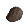 Color Solid Fashion Retro Leather Cap Women Autumn Spring Protection Sunlight