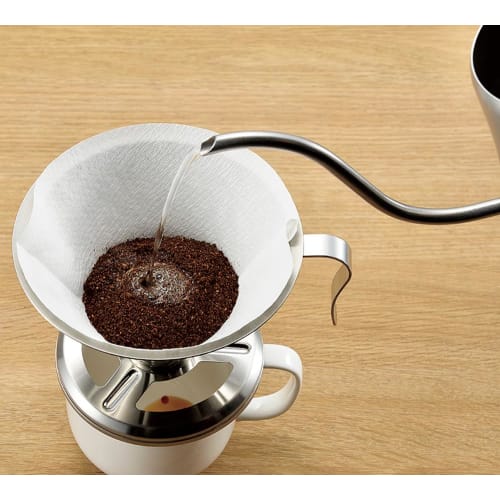 Yokoyama Tsubamejuku no Waza Coffee Drip Pot, 420ml, Satin, EJC-400