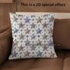 2D Boho Starry Pastel Print Throw Pillow Covers Pattern Cushion Cover Suitable For Sofa Bedroom Car Pillow Cover
