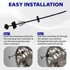 Automotive Fan Mounting Kit, Radiator Fan Zip Ties Clips Mounting Kit, Electric Mount Hold Down for Cooling Fan Transmission Cooler Radiator Fan Kit