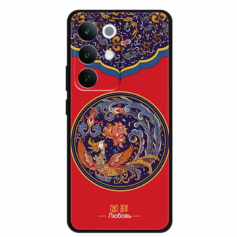 3D Dragon Case For OPPO Realme C85 4G 15X 5G Relief Coque Bumper Silicone Soft Phone Cover C 85 15 X Embossed Blossoms Funda
