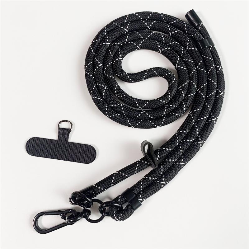 Universal 150CM Mobile Phone Crossbody Lanyard Chain Sport Climbing Cellphone Cord Rope Adjustable Nylon Straps