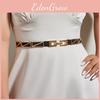Metal Women Chain Cincher Elastic Band Suitable Autumn Winter Dress Decoration