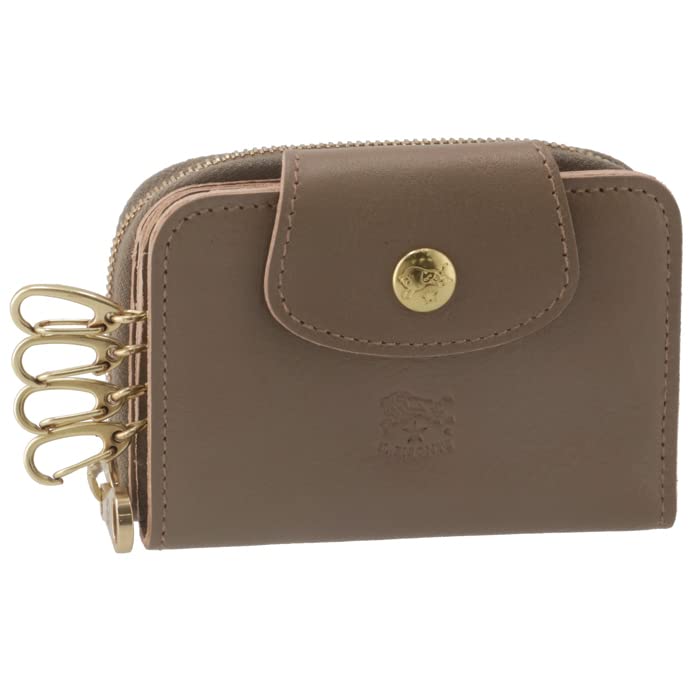 

IL BISONTE case ACERO LINE SMALL WALLET SSW013 PV0005 GY103B Tortora 4-key