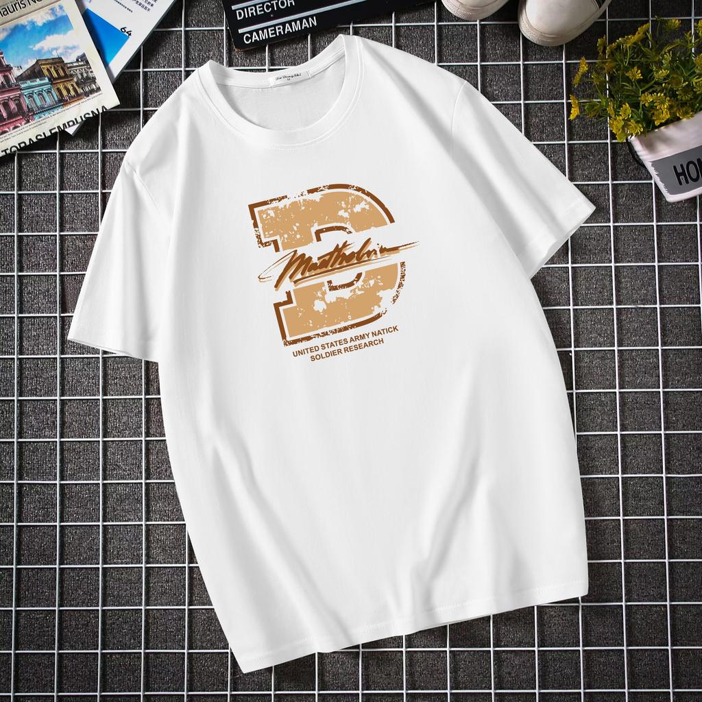 12XL Bequemes Loose Fit Baumwoll-T-Shirt Herren Kurzarm-T-Shirt in verschiedenen Farben Übergröße