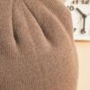 Daiso Fur Lined Simple Beanie Brown