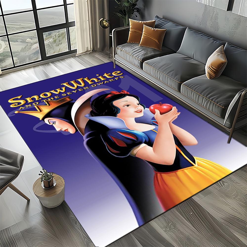 27 Style Snow White Princess Cartoon Girl Carpet Rug for Bedroom Living Room Home Sofa Decoration,kid Large Decor Floor Mat Gift