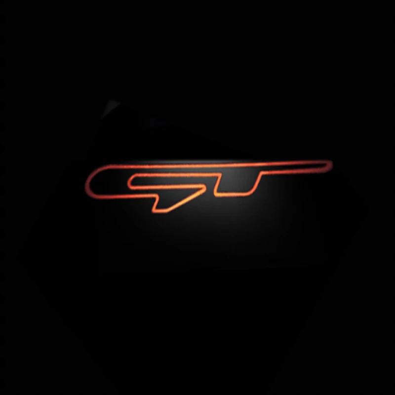 2PCS for Kia GT Badge K5 Sorento CERATO Logo Led Car Door Welcome Lights Laser Projector Ghost Atmosphere Courtesy Decor Lamps ZR9