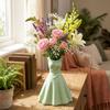 3D Printed Princess Dress shape Vase Romantic Desktop Ornament Flower Ware  Coffee Table