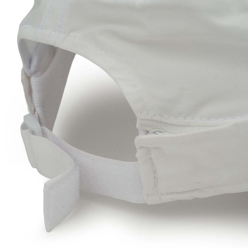 Clape Work Cap with Sun and Nylon Sun Visor for Mountain and Driving Men's Visor, Water-Repellent Stain-Resistant Summer, Running, Climbing, (White,