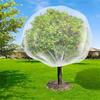 Drawstring and Zipper Fruit Tree Netting Bags Fabric Plant Netting Cover  Garden Use