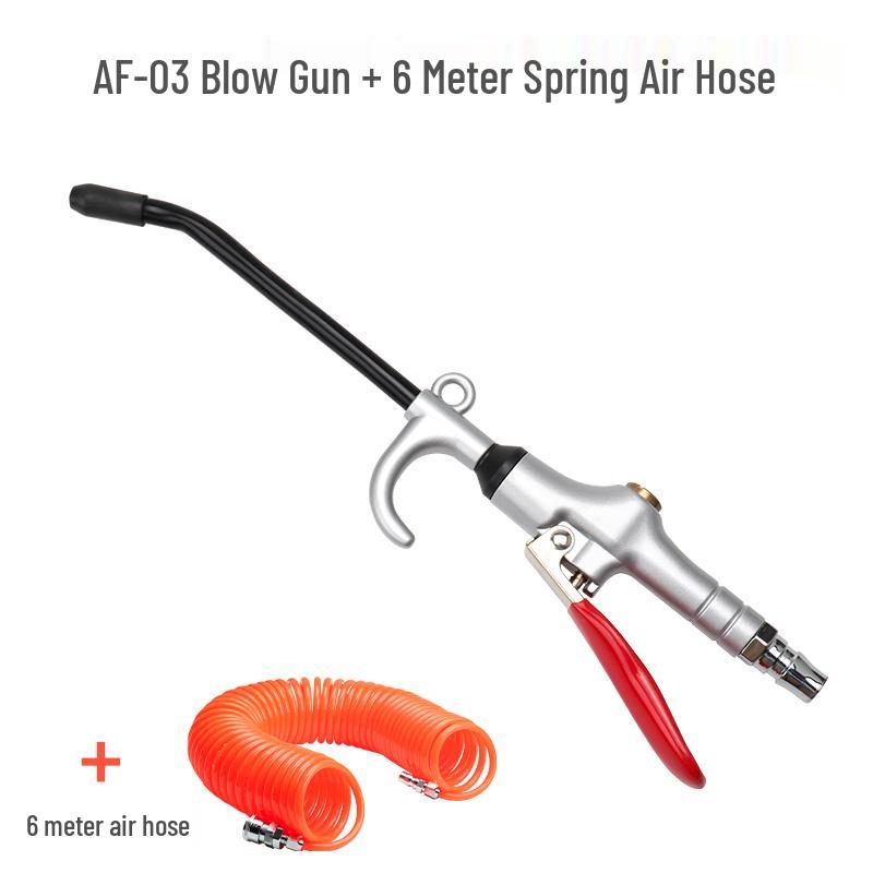 Extended High-Pressure Pneumatic Air Blower & Dusting Gun Tool