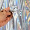 Glitter Laser Fabric Soft Shiny Liquid Iridescent Holographic Cloth DIY Sewing Stage Costume Wedding Party Background