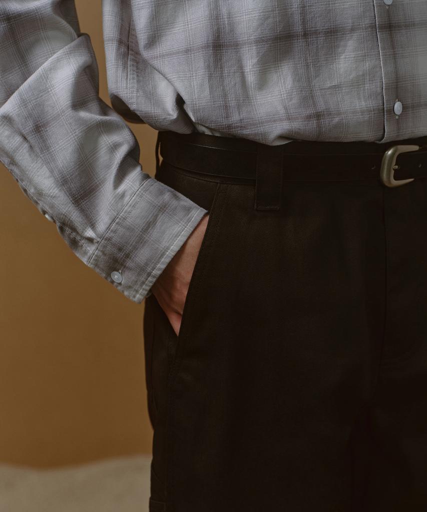 Musinsa Standard Heavyweight Cp Wide Carpenter Pants [Black]