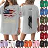 Women's Casual Fashion Round Neck Casual Print Short Sleeve T-Shirt Top